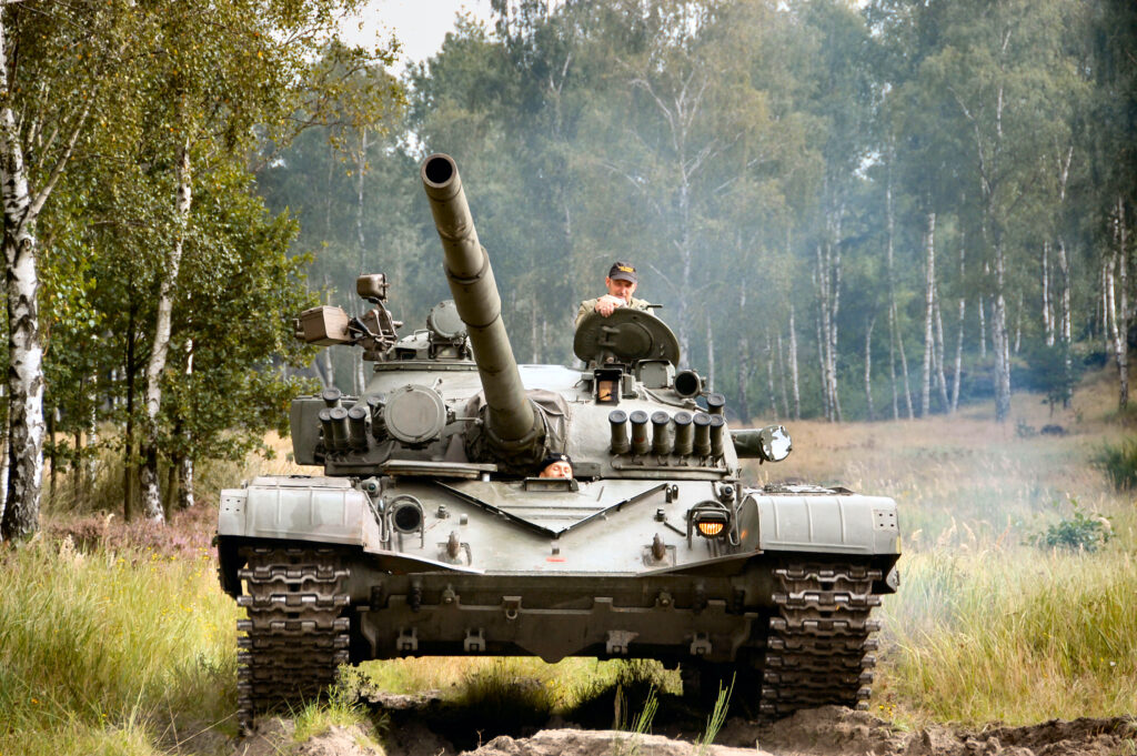 Rytų Vokietijos tankas T-72M1