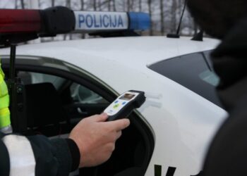 Sulaikytas neblaivus vairuotojas