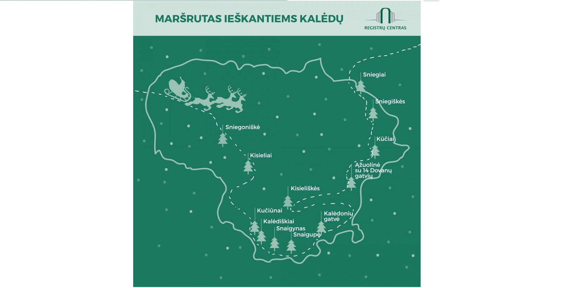 Kalėdinis kelionės maršrutas: dovanų į Ąžuolinę, sniego link Veisiejų