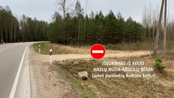 Bluokuojamas patekimas į Kazlų Rūdą