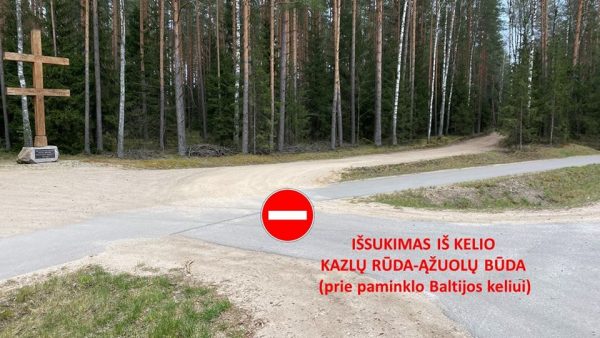 Bluokuojamas patekimas į Kazlų Rūdą