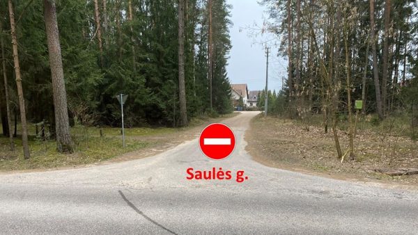 Bluokuojamas patekimas į Kazlų Rūdą
