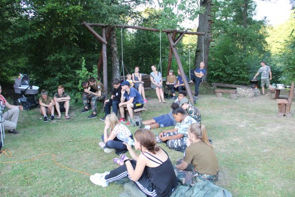 Jaunųjų pasieniečių vasaros stovykla Šakiai