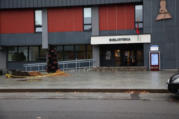 P. Kriaučiūno bibliotekos pandusas vienas iš geriausiai pritaikytų neįgaliesiems sėdintiems vežimėliuose