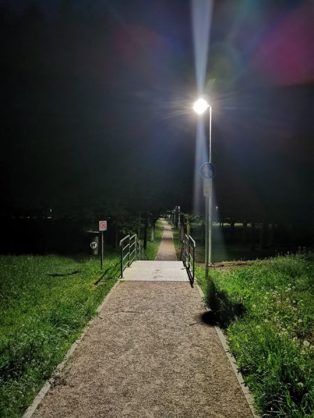 Apšvietimas Marijampolė pašešupio parkas