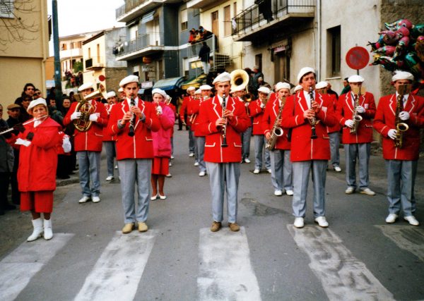 Pučiamųjų orkestras Graikijoje Lefkados saloje 1993 m.