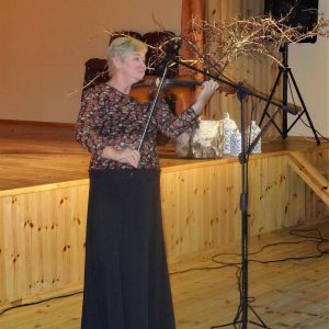 Smuikininkė R. Gliaubicienė