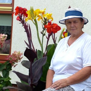 Gražina Rainienė ir jos sodas