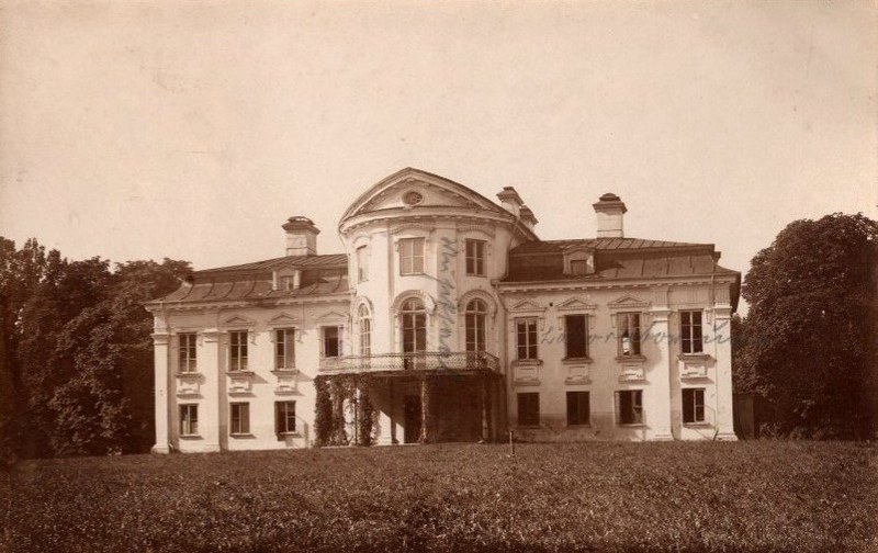 Paežerių rūmai 1916 m.