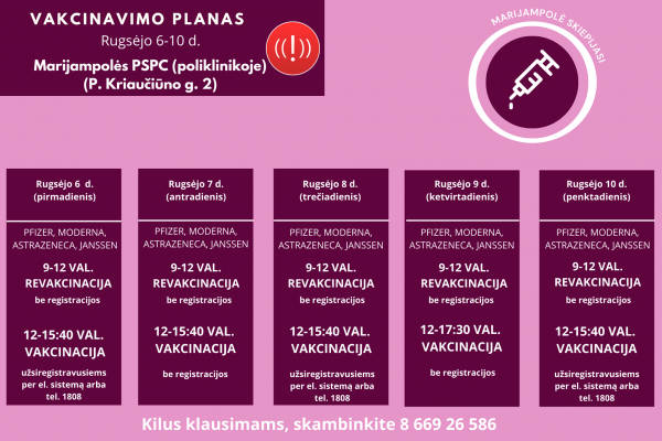 Vakcinavimo planas