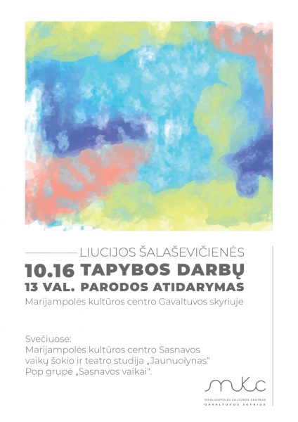  Liucijos Šalaševičienės tapybos darbų parodos atidarymas