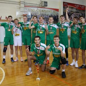 Marijampolės SC komanda - tinklinio turnyro nugalėtoja