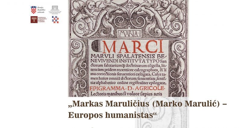 Parodos ,,Markas Maruličius - Europos humanistas" atidarymas