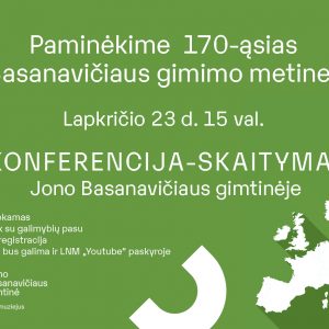 Kartu minėkime 170-ąsias Jono Basanavičiaus gimimo metines!