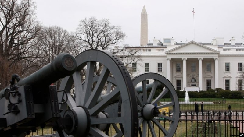 Vašingtonas, Baltieji rūmai, JAV prezidento rezidencija