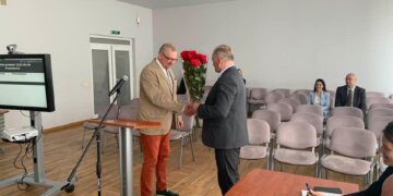 Sveikinamas Gintaras Bujauskas. po patvirtinimo Kalvarijos sav. administracijos direktoriumi @ Vytautas Šunskis FB foto