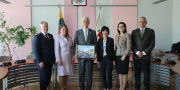 Japonijos ambasadoriaus vizitas Kalvarijoje