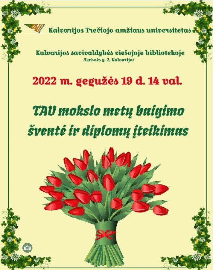 Kalvarijos TAU mokslų baigimo šventė