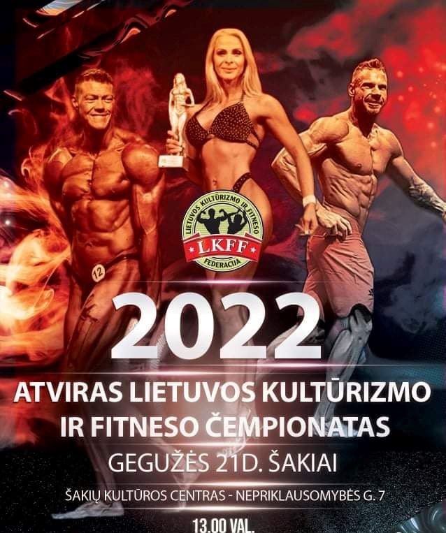 Kultūrizmo ir fitneso čempionatas Šakiuose
