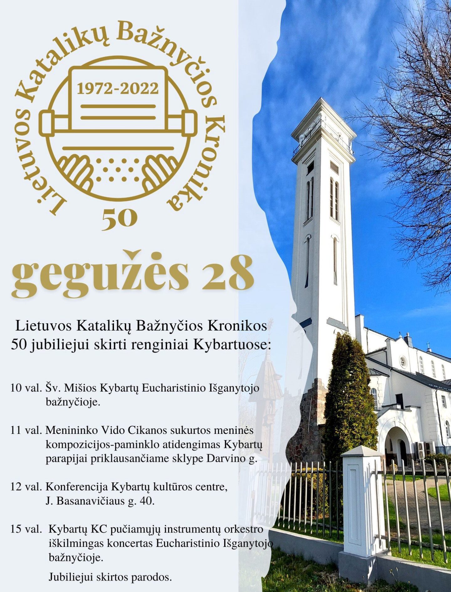 Lietuvos Katalikų Bažnyčios Kronikos jubiliejus Kybartuose