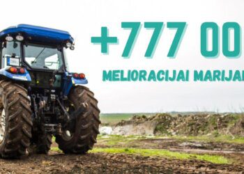 Melioracijai skiriami pinigai