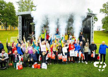 Bendra bėgikų nuotrauka