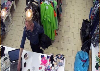 Vagystė ,,Kiwi Boutique" parduotuvėje