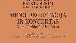 Meno degustacija ir koncertas