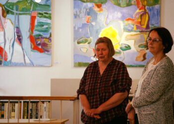 Audronės Petrašiūnaitės, vienos garsiausių šiuolaikinių tapytojų, paroda