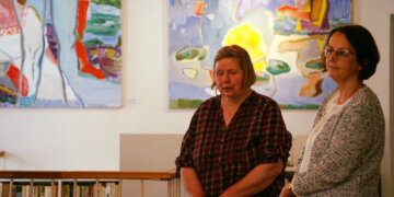 Audronės Petrašiūnaitės, vienos garsiausių šiuolaikinių tapytojų, paroda