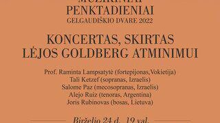 Koncertas, skirtas Lėjos Goldberg atminimui