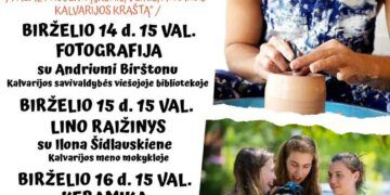 Kūrybinės dirbtuvės Kalvarijoje
