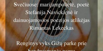 Poezijos ir muzikos vakaras Gižuose
