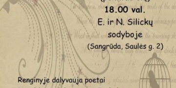 Poezijos, bendrystės ir muzikos renginys Sangrūdoje