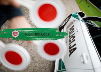 Policija skelbia apie reidus