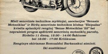 Senovinių motociklų paroda