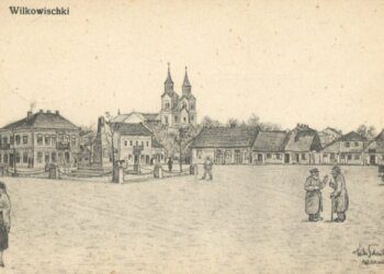 Vilkaviškio centrinė aikštė pirmojo pasaulinio karo metu