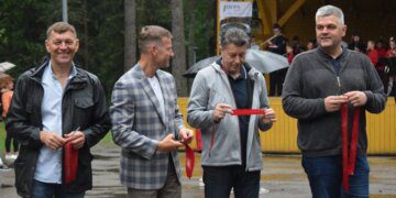 Kazlų Rūdoje atidarytas diskgolfo parkas