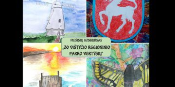 Mokinių piešinių konkursas Vištytyje
