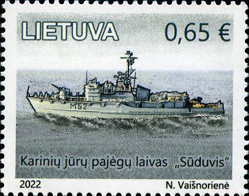 Pašto ženklas karo laivas Sūduvis