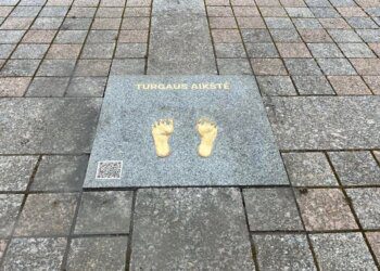 Turgaus aikštės pėdsakas