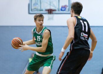 Lietuvos vaikinų U20 rinktinę atstovavo ir prie pergalės svariai prisidėjo marijampolietis Martynas Tamulevičius