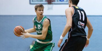 Lietuvos vaikinų U20 rinktinę atstovavo ir prie pergalės svariai prisidėjo marijampolietis Martynas Tamulevičius