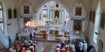 Šv. Marijos Magdalietės atlaidai Šunskuose: su susitikimais,  sveikinimais ir Sūduvos džiazo...