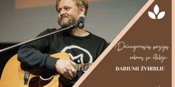 Dainuojamosios poezijos vakaras su atlikėju Dariumi Žvirbliu