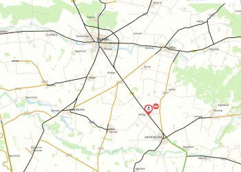 Dėl avarijos stabdomas eismas prie Katilų