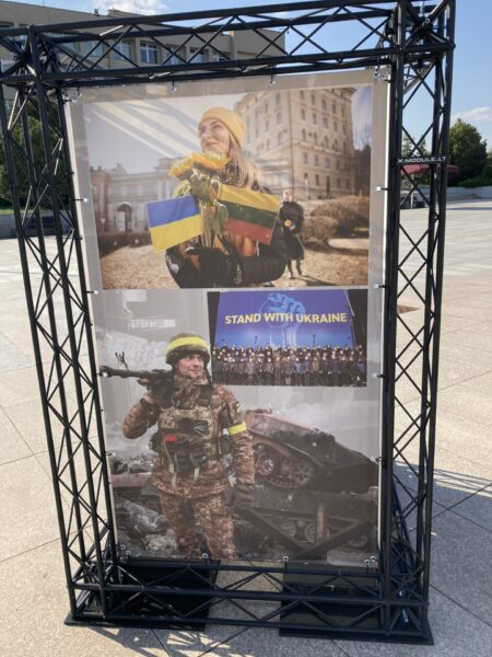 Marijampolėje atidaryta paroda ,,Ukraina: karas Europoje“