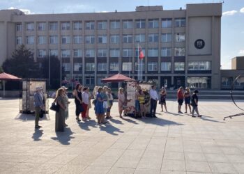 Marijampolėje atidaryta paroda ,,Ukraina: karas Europoje“