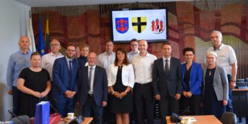 Vilkaviškyje vilkėjo delegacijos iš Olecko ir Marlio