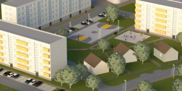 Sukurtas pirmasis kvartalų vystymo architektūrinės idėjos projektas: vizija, kaip bendromis...